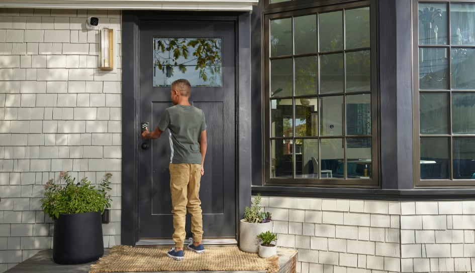 Vivint Smart Lock on home in Sandy Springs